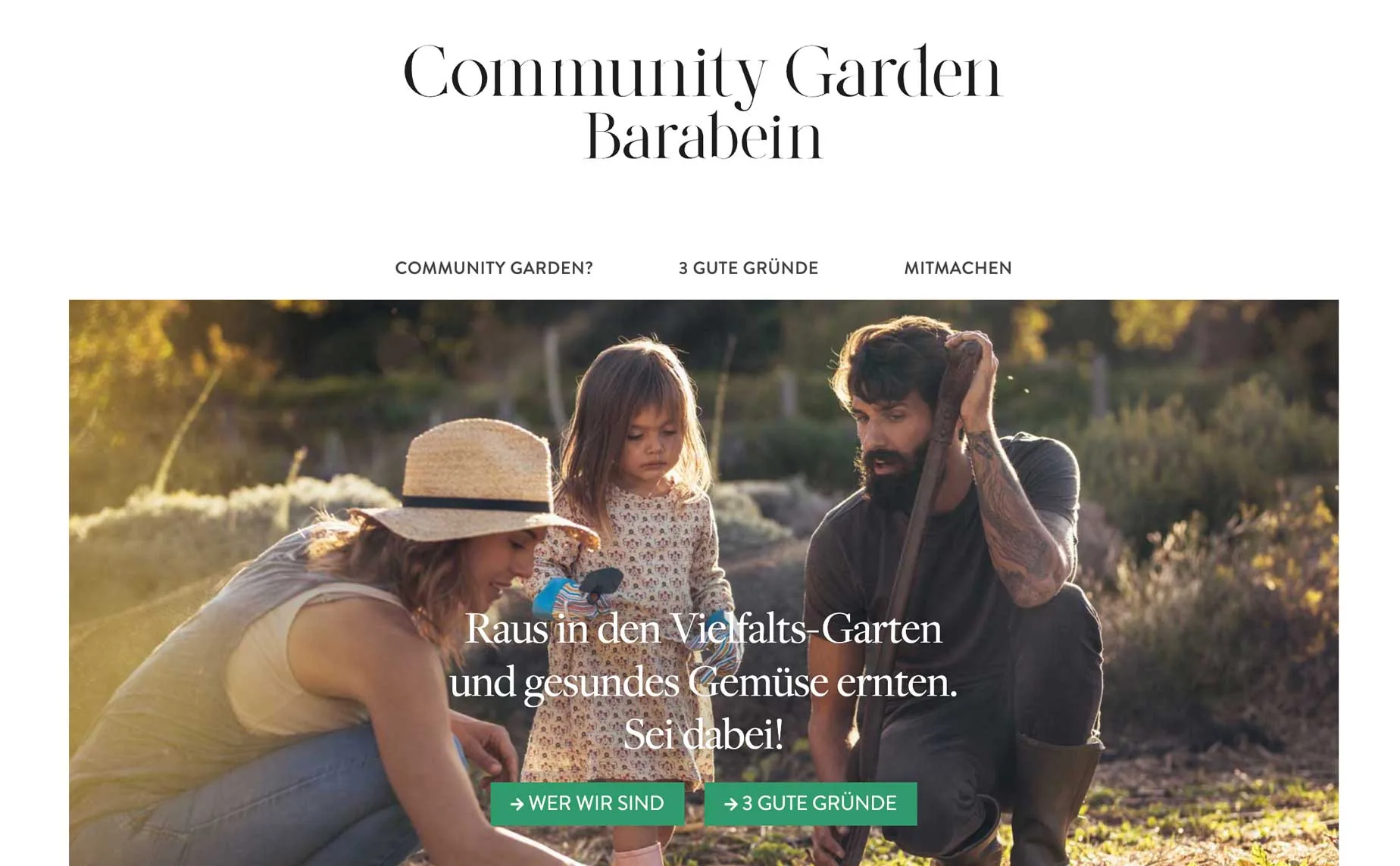 Referenzprojekt Community Garden Barabein